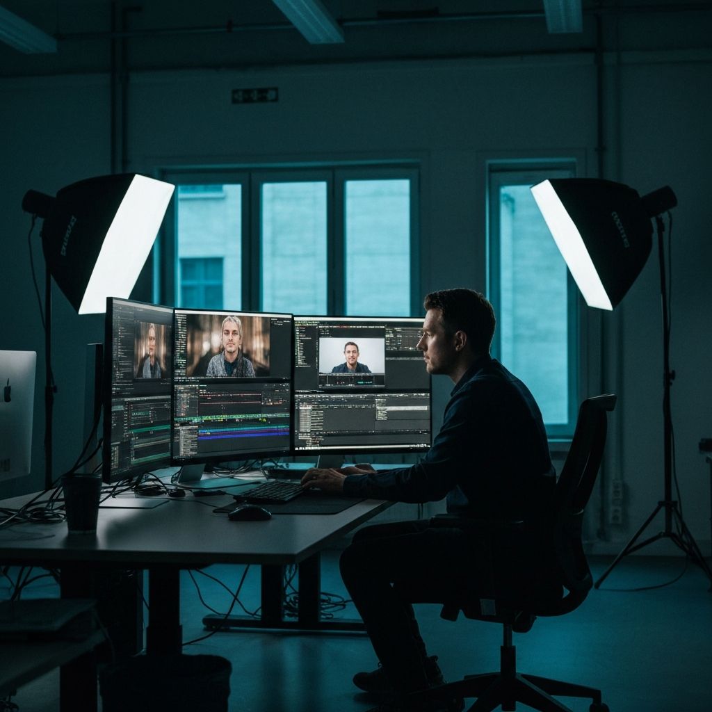 Merely Motion production team at work